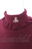 画像3: m petit by misako / NINA‘S ハイネックニット  ワイン Y-26-01-24-056-LO-TO-SZ-ZY (3)