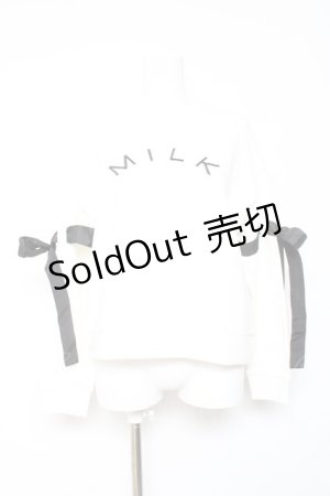 画像: MILK / Ribbon stringトップス  オフ Y-26-01-24-058-ML-TO-SZ-ZY