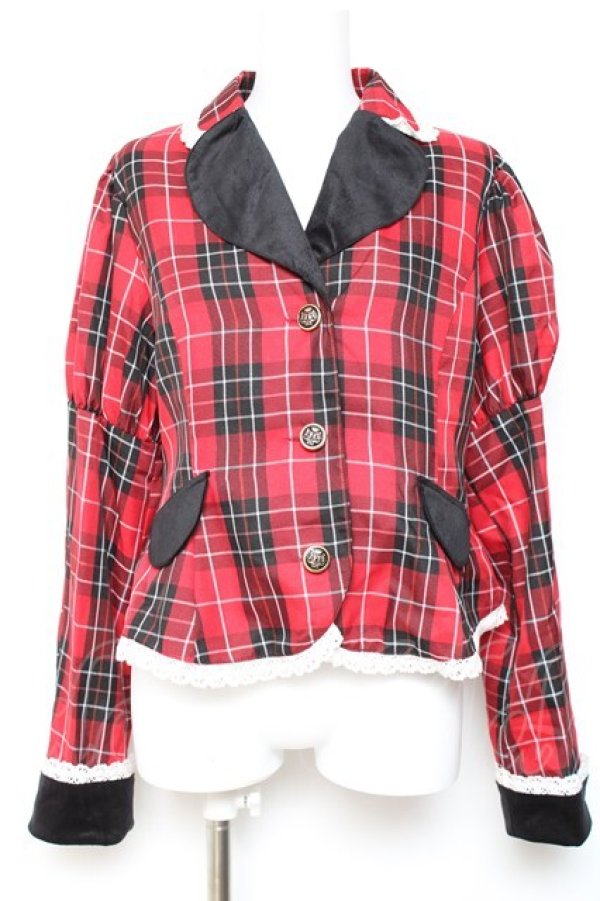 画像1: Eri Aino's Collection / シャーロットの水曜日ジャケット  赤 Y-26-01-24-060-LO-JA-SZ-ZY (1)