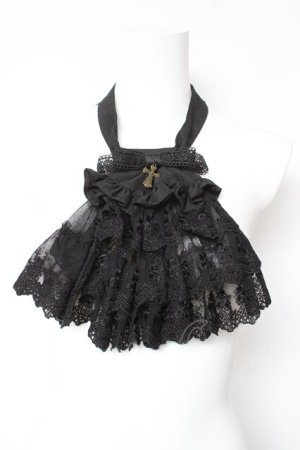 画像: ATELIER PIERROT / Royal Lace Jabot  黒 Y-26-01-24-013-EL-ZA-SZ-ZY