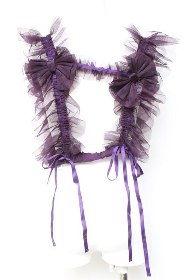 画像3: Vallee lys / Nocturne Tulle Harness  パープル Y-26-01-24-062-GO-TO-SZ-ZY (3)