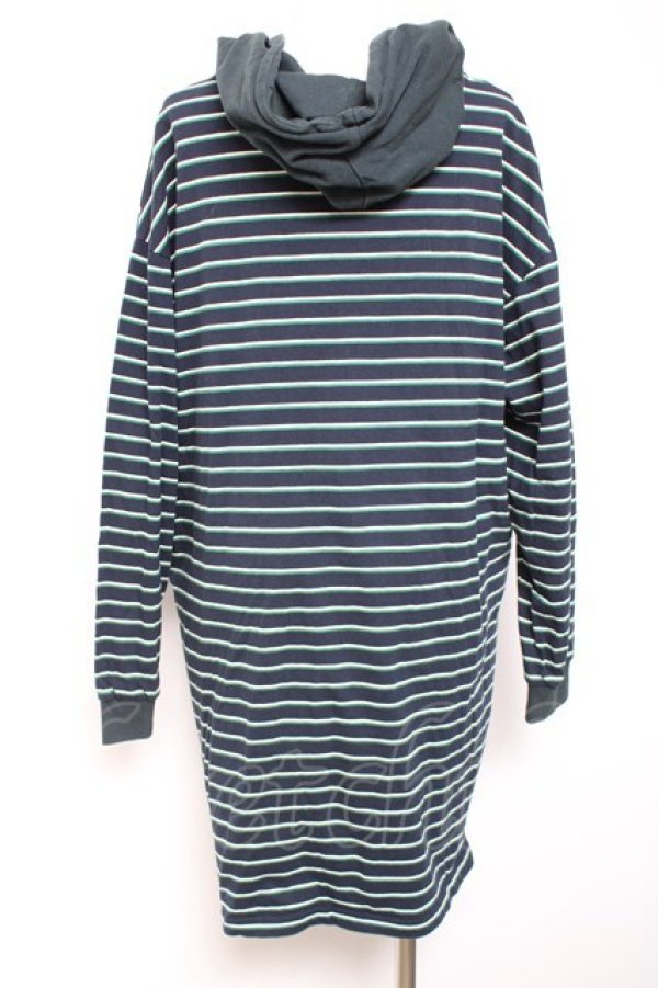 画像2: Candy Stripper / FREE SPIRITED MAGAZINEフーディー 2 紺 Y-26-01-24-063-PU-TO-SZ-ZY (2)