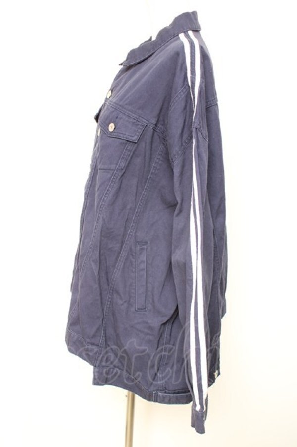 画像2: Candy Stripper / LINED JACKET 2 ブルー Y-26-01-24-065-PU-JA-SZ-ZY (2)