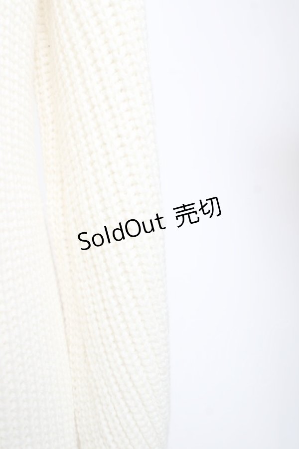 画像4: axes femme / ニットロングワンピース F 生成り Y-26-01-24-066-AX-OP-SZ-ZY (4)