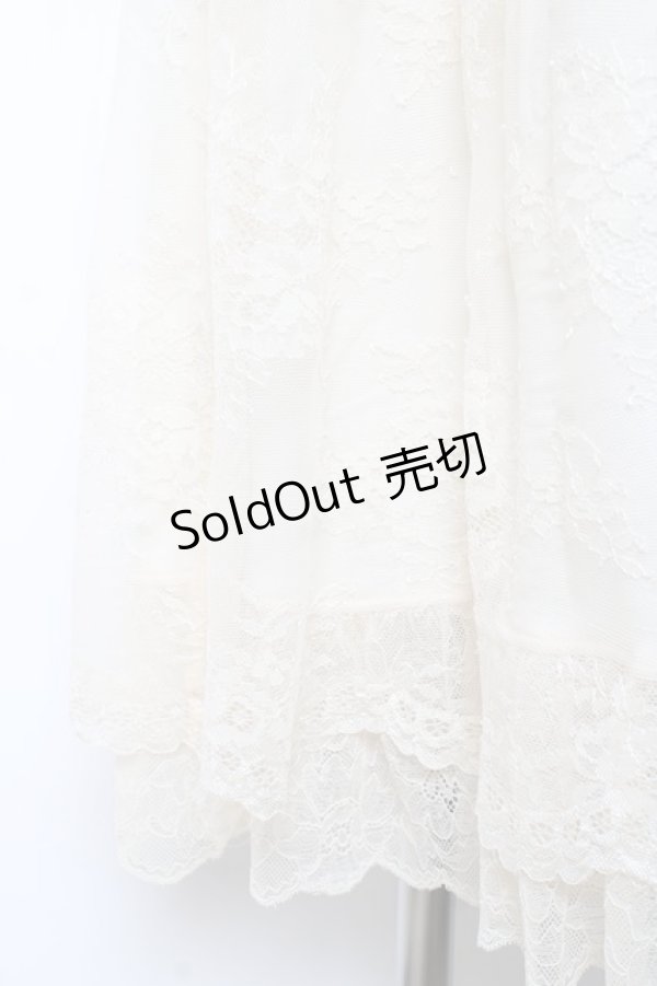 画像4: axes femme / レース使いペチワンピース  生成り Y-26-01-24-068-AX-OP-SZ-ZY (4)