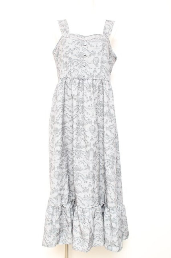 画像1: m petit by misako / NINA’Sコラボジャンパースカート L グレー Y-26-01-24-075-LO-OP-SZ-ZY (1)