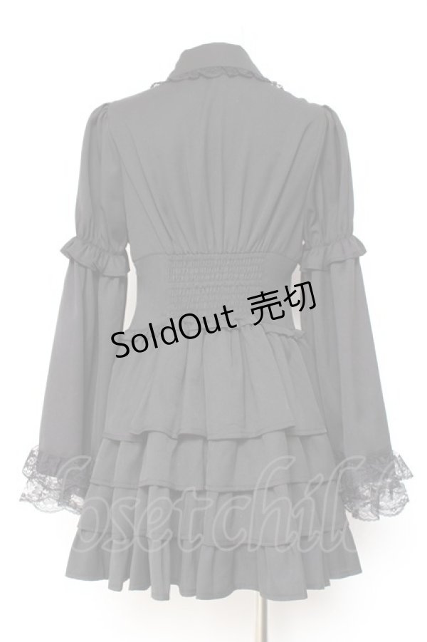 画像2: Jamieエーエヌケー / お姫様ブラウス M 黒 Y-26-01-24-078-LO-BL-SZ-ZY (2)