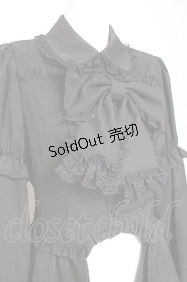 画像3: Jamieエーエヌケー / お姫様ブラウス M 黒 Y-26-01-24-078-LO-BL-SZ-ZY (3)