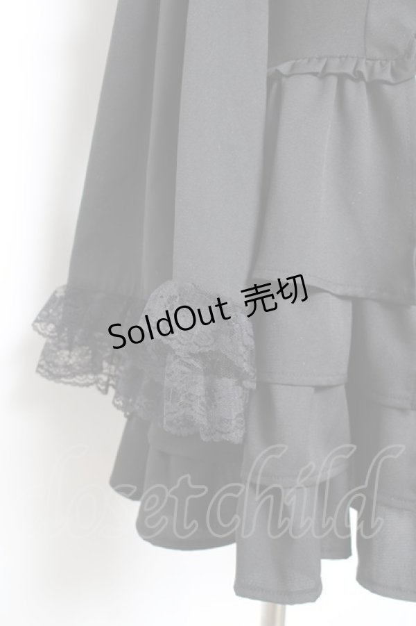 画像4: Jamieエーエヌケー / お姫様ブラウス M 黒 Y-26-01-24-078-LO-BL-SZ-ZY (4)