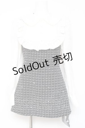 画像: Me roir / ラメツイードワンピース M 黒 Y-26-01-24-079-LO-OP-SZ-ZY