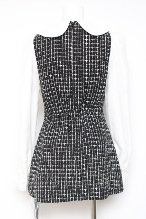 画像2: Me roir / ラメツイードワンピース M 黒 Y-26-01-24-079-LO-OP-SZ-ZY (2)