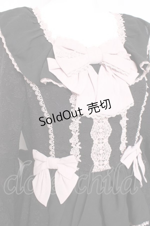 画像5: axes femme kawaii / メアリー姫袖ドレス M 黒 Y-26-01-24-082-AX-OP-SZ-ZY (5)