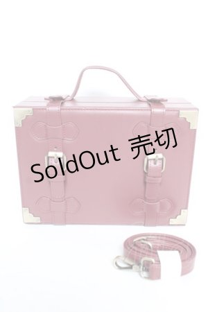 画像: Kurumi Collaboration / KM*ミニトランク2WAYバッグ  ワイン Y-26-01-24-018-LO-BG-SZ-ZY