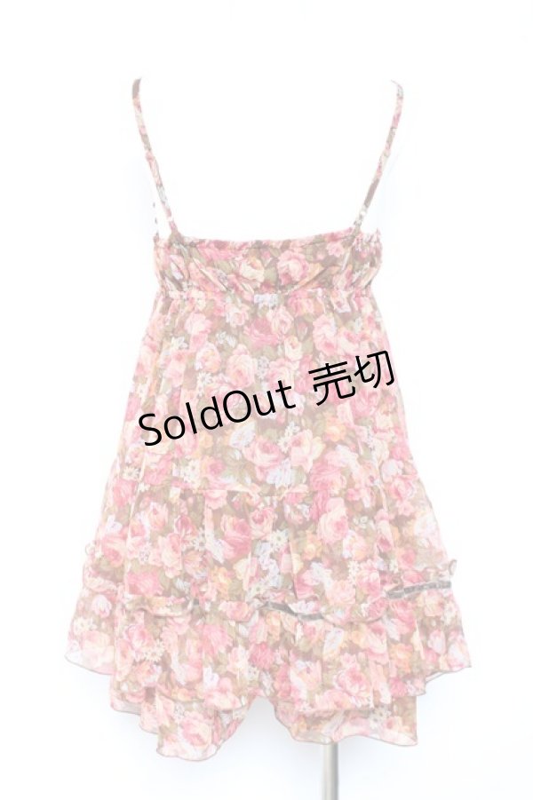 画像3: LIZ LISA / フラワー柄ロンパース 0 ブラウン Y-26-01-24-086-LO-OP-SZ-ZY (3)