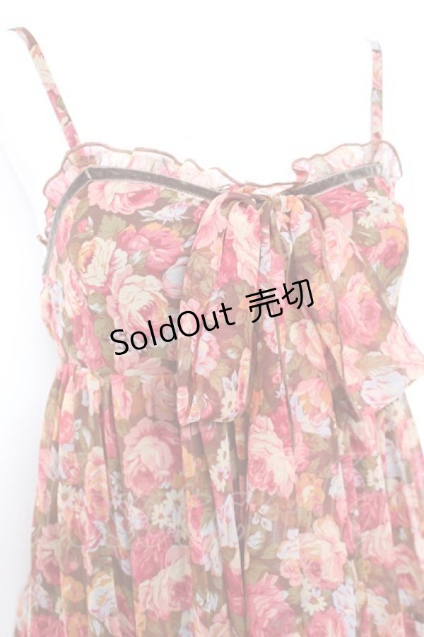 画像4: LIZ LISA / フラワー柄ロンパース 0 ブラウン Y-26-01-24-086-LO-OP-SZ-ZY (4)