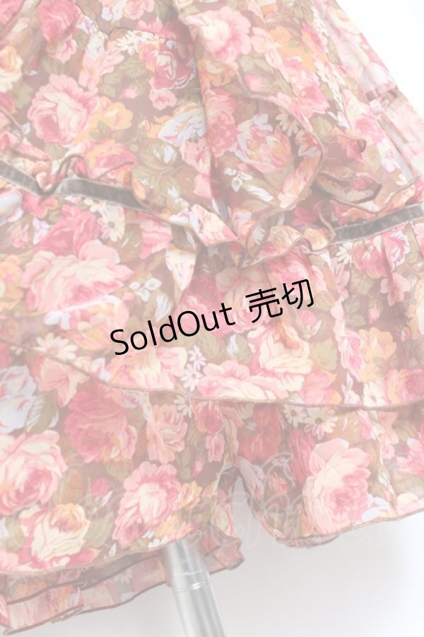 画像5: LIZ LISA / フラワー柄ロンパース 0 ブラウン Y-26-01-24-086-LO-OP-SZ-ZY (5)