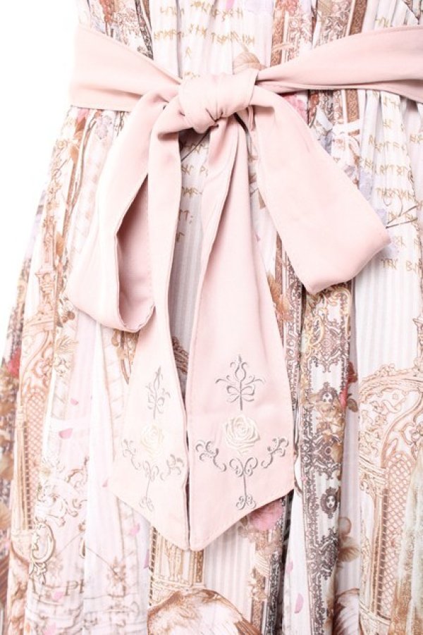 画像6: Ozz oneste / Valkrie神殿モチーフキャミワンピース  ピンク Y-26-01-24-089-OO-OP-SZ-ZY (6)