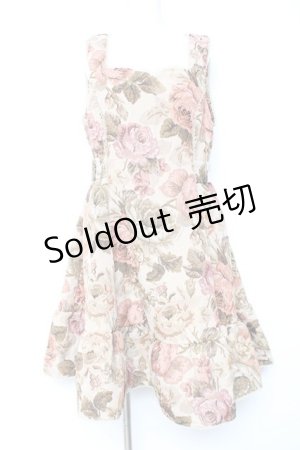 画像: Kurumi Collaboration / TT*KRMゴブランジャンパースカート LL 中薄橙 Y-26-01-24-093-LO-OP-SZ-ZY