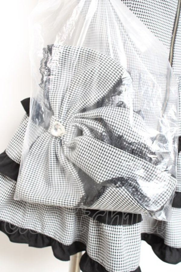 画像5: Ank Rouge / BIGリボン配色ティーアドジャンスカ M 黒 Y-26-01-24-095-CA-SK-SZ-ZY (5)