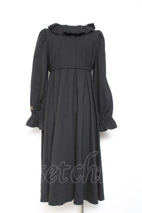 画像2: ATELIER PIERROT / オリジナルロゴ入りルームウェア  黒 Y-26-01-24-098-EL-OP-SZ-ZY (2)