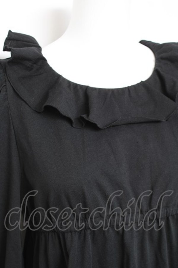 画像4: ATELIER PIERROT / オリジナルロゴ入りルームウェア  黒 Y-26-01-24-098-EL-OP-SZ-ZY (4)