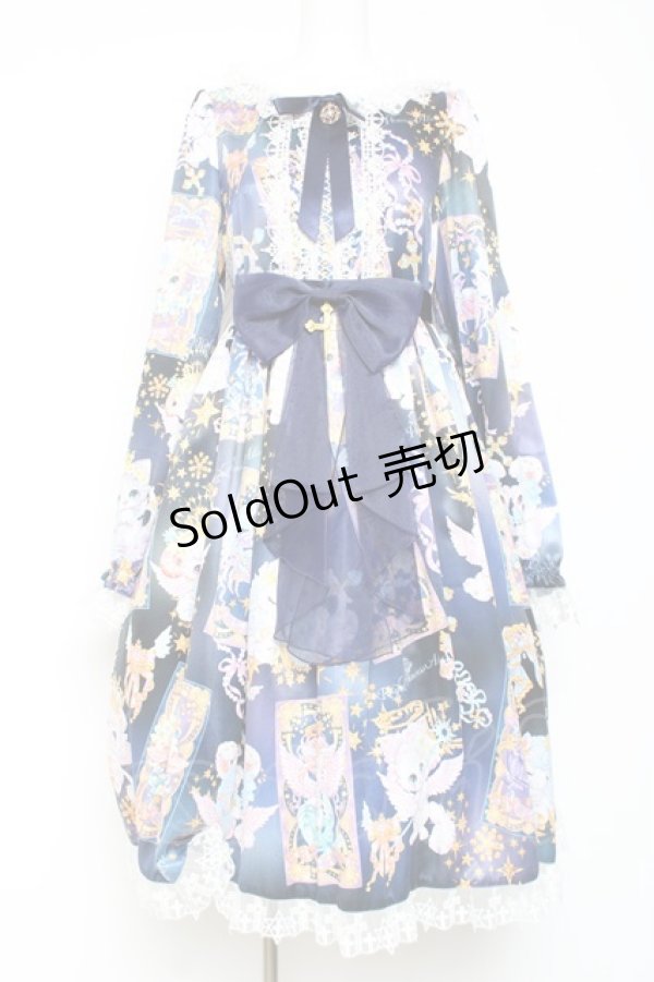 画像1: Royal Princess Alice / Twinkle Horoscope・ 飴ノ森ふみかコラボワンピース  ネイビー Y-26-01-24-100-LO-OP-SZ-ZY (1)