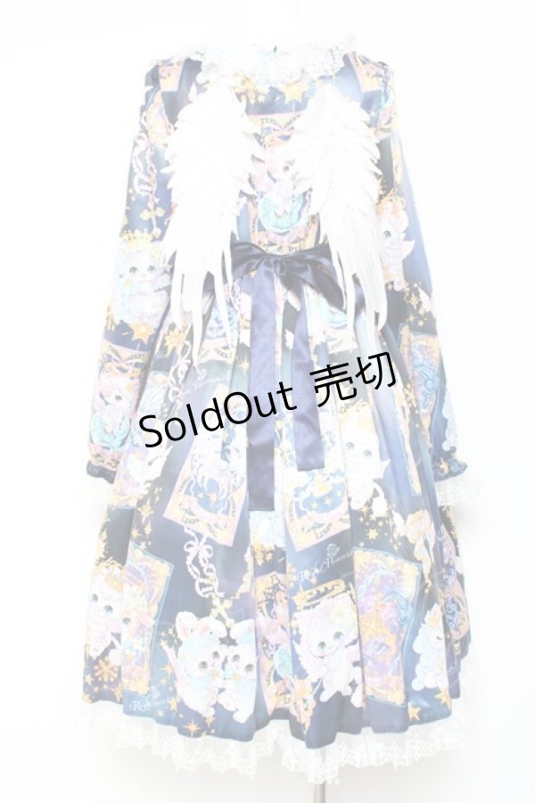 画像3: Royal Princess Alice / Twinkle Horoscope・ 飴ノ森ふみかコラボワンピース  ネイビー Y-26-01-24-100-LO-OP-SZ-ZY (3)
