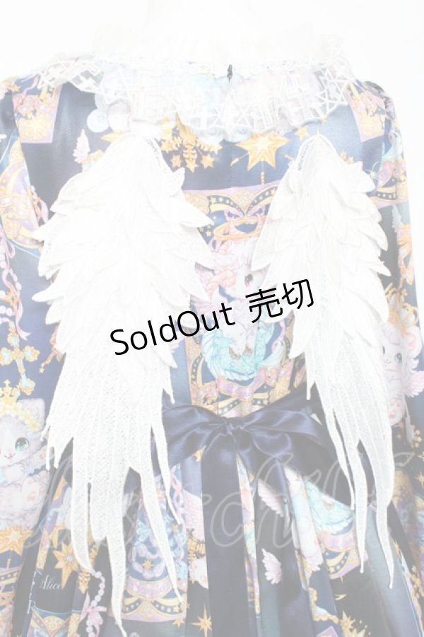 画像4: Royal Princess Alice / Twinkle Horoscope・ 飴ノ森ふみかコラボワンピース  ネイビー Y-26-01-24-100-LO-OP-SZ-ZY (4)