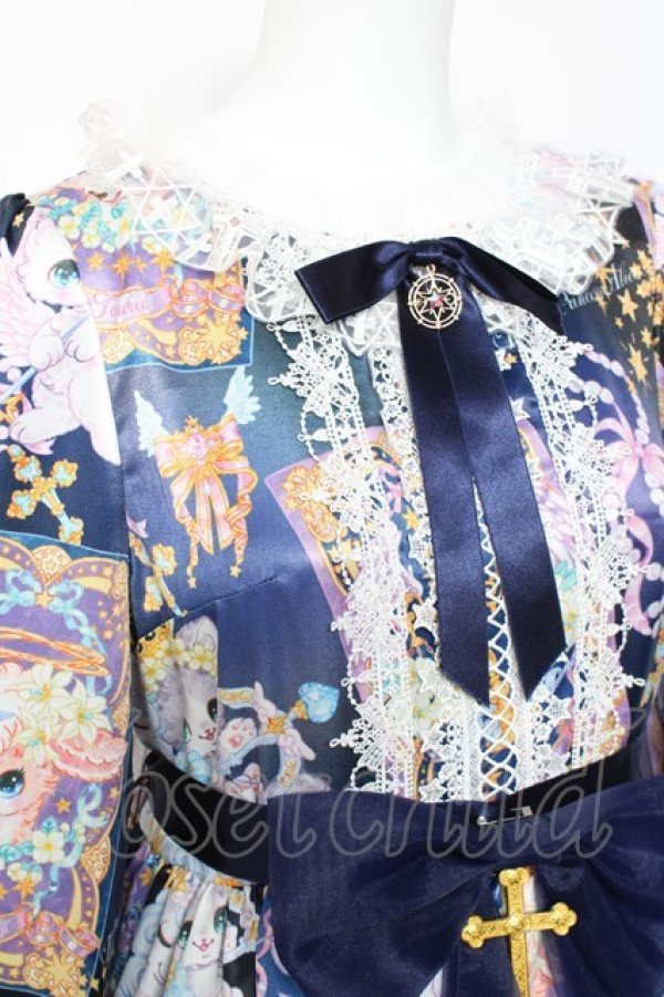 画像5: Royal Princess Alice / Twinkle Horoscope・ 飴ノ森ふみかコラボワンピース  ネイビー Y-26-01-24-100-LO-OP-SZ-ZY (5)