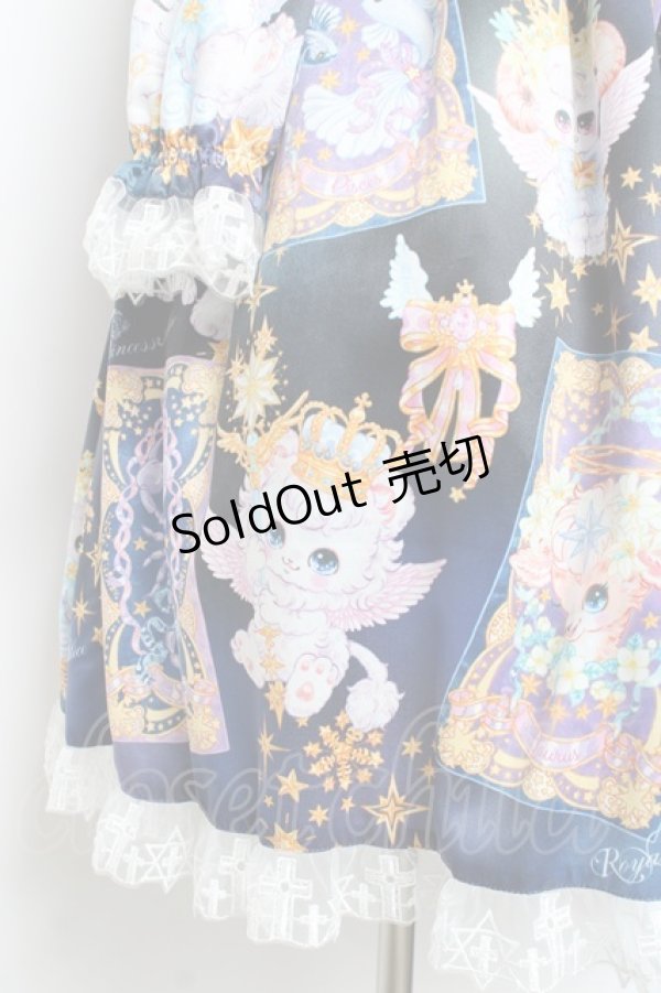 画像7: Royal Princess Alice / Twinkle Horoscope・ 飴ノ森ふみかコラボワンピース  ネイビー Y-26-01-24-100-LO-OP-SZ-ZY (7)