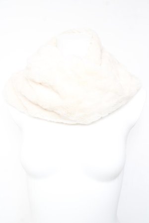 画像: axes femme / エコファースヌード  生成り Y-26-01-24-020-AX-ZA-SZ-ZY