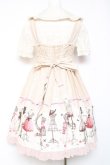 画像3: metamorphose / Lace up dollあみあげジャンパースカート(ミディアム)セット  アイボリ- Y-26-01-24-102-ME-OP-SZ-ZY (3)