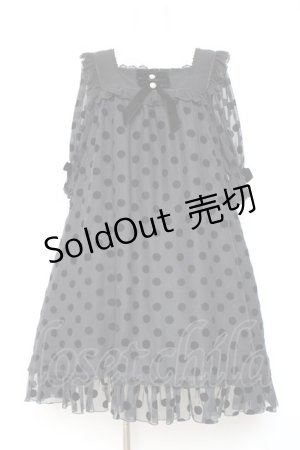 画像: Angelic Pretty / Charming Dotワンピース  黒 Y-26-01-24-104-AP-OP-SZ-ZY
