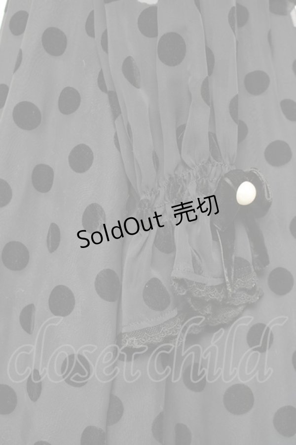 画像3: Angelic Pretty / Charming Dotワンピース  黒 Y-26-01-24-104-AP-OP-SZ-ZY (3)