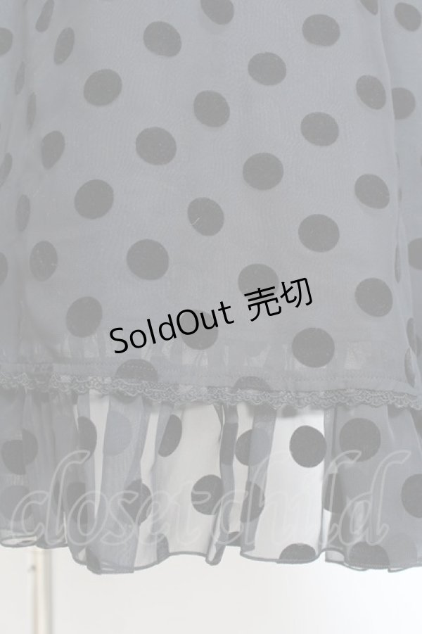 画像6: Angelic Pretty / Charming Dotワンピース  黒 Y-26-01-24-104-AP-OP-SZ-ZY (6)