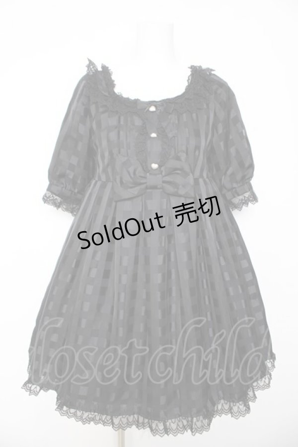 画像1: Angelic Pretty / スフレドールワンピース  黒 Y-26-01-24-106-AP-OP-SZ-ZY (1)