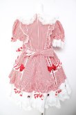 画像2: BABY, THE STARS SHINE BRIGHT / Patissiere Bonbon Ribbonワンピース  赤 Y-26-01-24-111-BA-OP-SZ-ZY (2)