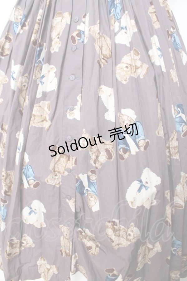 画像4: WONDERFUL WORLD / セーラーくまフード付きワンピース F ラベンダー Y-26-01-24-116-LO-OP-SZ-ZY (4)