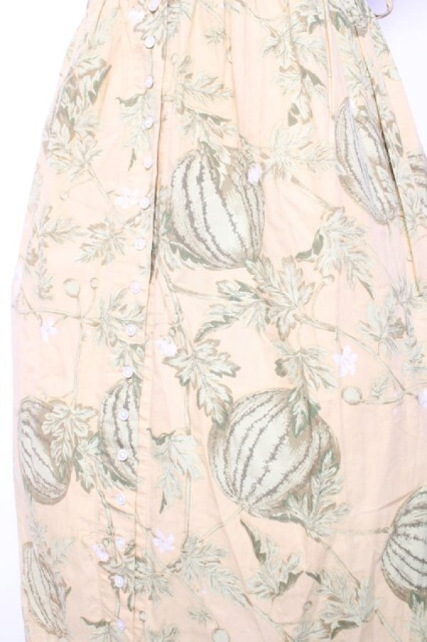 画像4: PINK HOUSE / スイカプリント半袖ワンピース F イエロー Y-26-01-24-117-LO-OP-SZ-ZY (4)