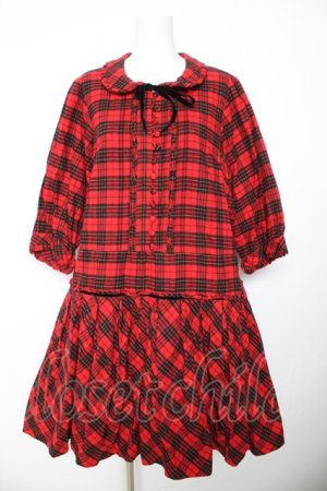 画像: PINK HOUSE / ターランチェックワンピース F 赤 Y-26-01-24-119-LO-OP-SZ-ZY