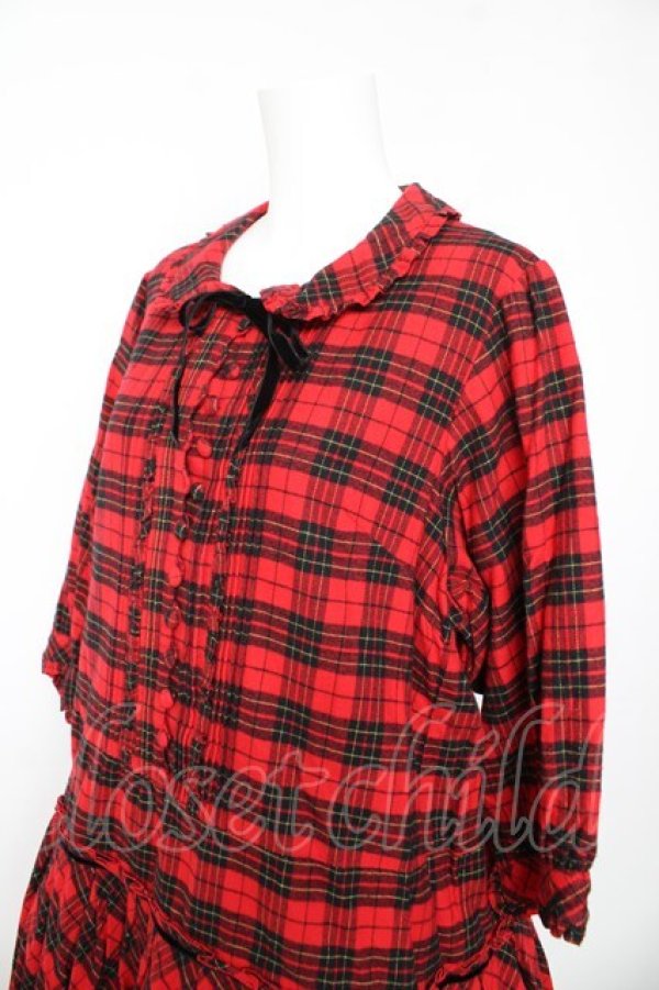 画像3: PINK HOUSE / ターランチェックワンピース F 赤 Y-26-01-24-119-LO-OP-SZ-ZY (3)