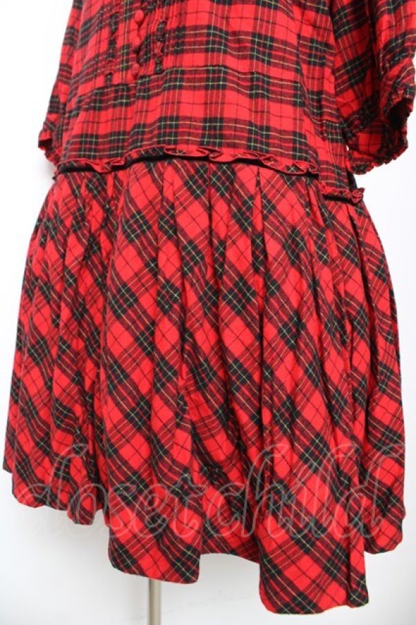 画像4: PINK HOUSE / ターランチェックワンピース F 赤 Y-26-01-24-119-LO-OP-SZ-ZY (4)