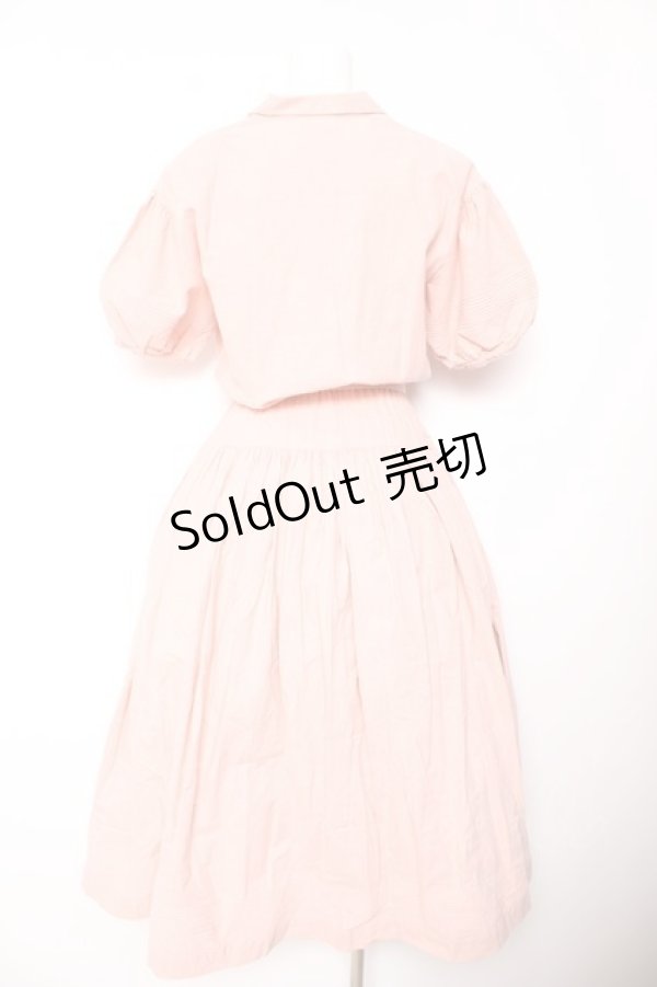 画像2: PINK HOUSE / ヒナギク刺繍ベルト付きワンピース F ピンク Y-26-01-24-124-LO-OP-SZ-ZY (2)