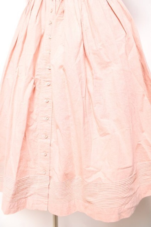 画像4: PINK HOUSE / ヒナギク刺繍ベルト付きワンピース F ピンク Y-26-01-24-124-LO-OP-SZ-ZY (4)