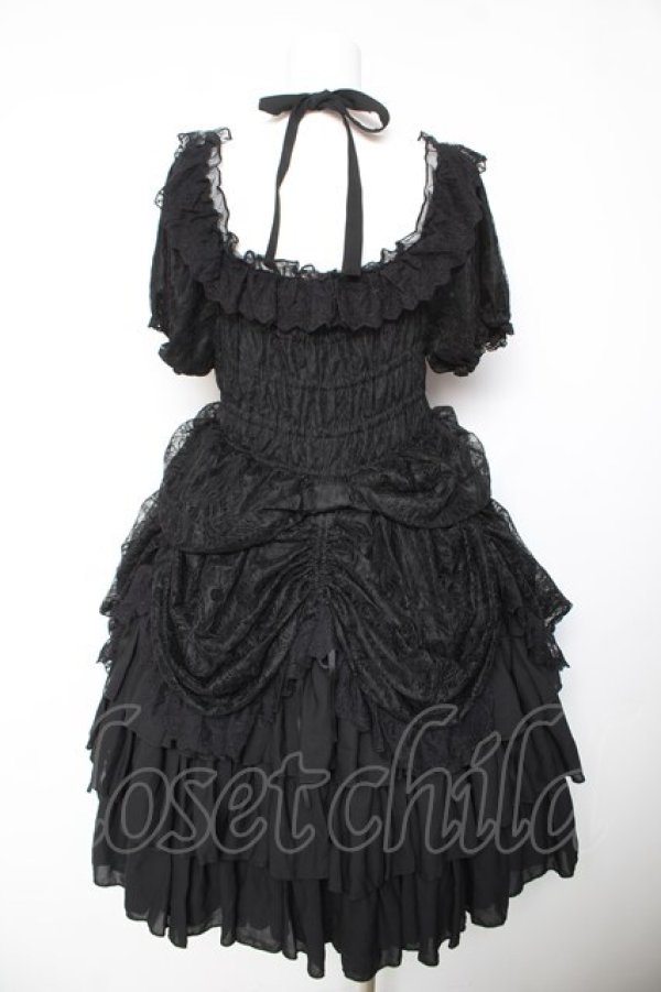 画像2: Vallee lys / Mellow Melody Dress  ブラック Y-26-01-24-132-GO-OP-SZ-ZY (2)