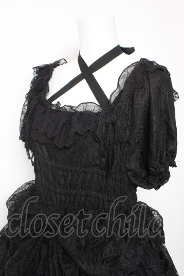 画像3: Vallee lys / Mellow Melody Dress  ブラック Y-26-01-24-132-GO-OP-SZ-ZY (3)