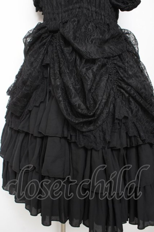 画像4: Vallee lys / Mellow Melody Dress  ブラック Y-26-01-24-132-GO-OP-SZ-ZY (4)