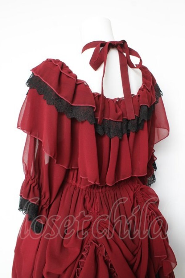 画像5: Vallee lys / Blessed Veil Dress  ワイン Y-26-01-24-133-GO-OP-SZ-ZY (5)