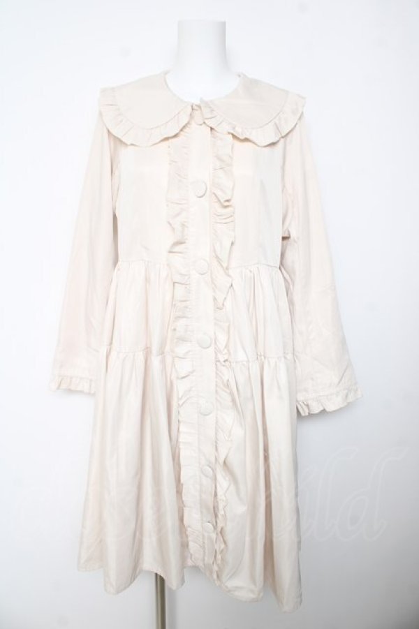 画像1: axes femme kawaii / ティアードトレンチコート  生成り Y-26-01-24-138-AX-CO-SZ-ZY (1)