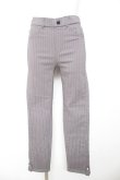 画像1: axes femme / 裾レースストレッチスキニー  グレー Y-26-01-24-139-AX-PA-SZ-ZY (1)
